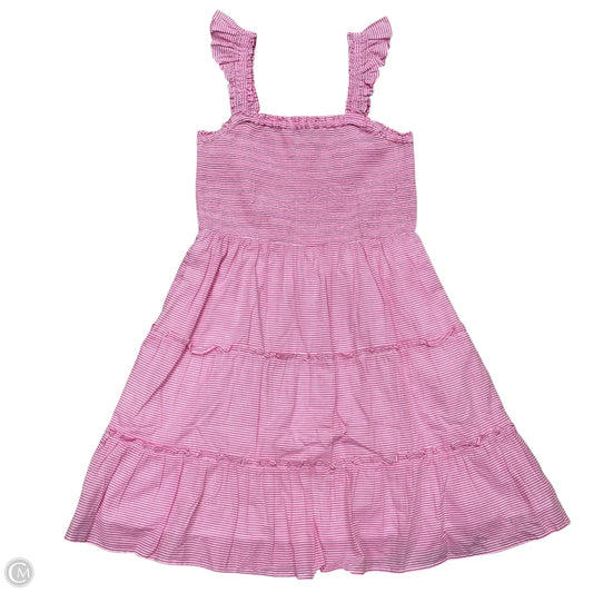 Dress Casual Short By J. Crew In Pink & White, Size: M