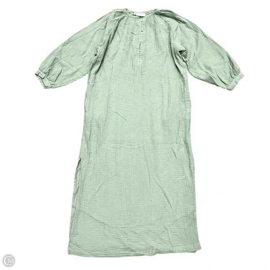 Dress Casual Maxi By Pomander Place In Green, Size: L