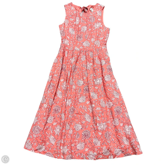 Dress Casual Maxi By J. Crew In Peach, Size: Xs