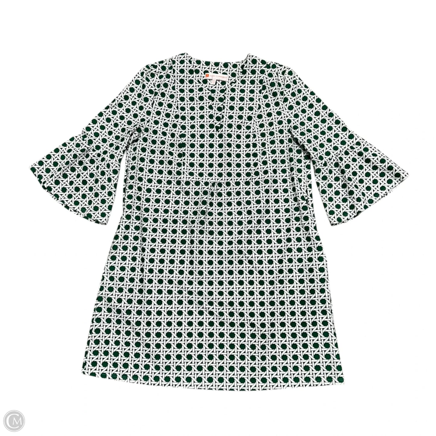 Dress Casual Short By Jude Connally In Green & White, Size: Xs