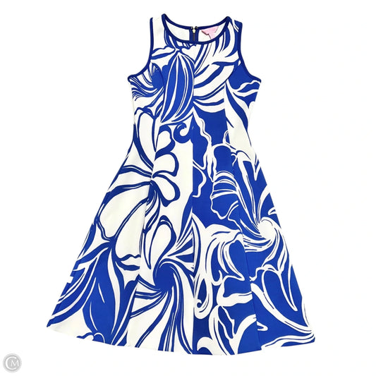 Dress Designer By Lilly Pulitzer In Blue & White, Size: Xs