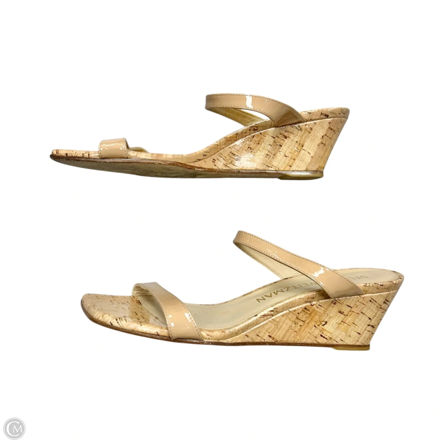 Sandals Designer By Stuart Weitzman In Cream, Size: 9