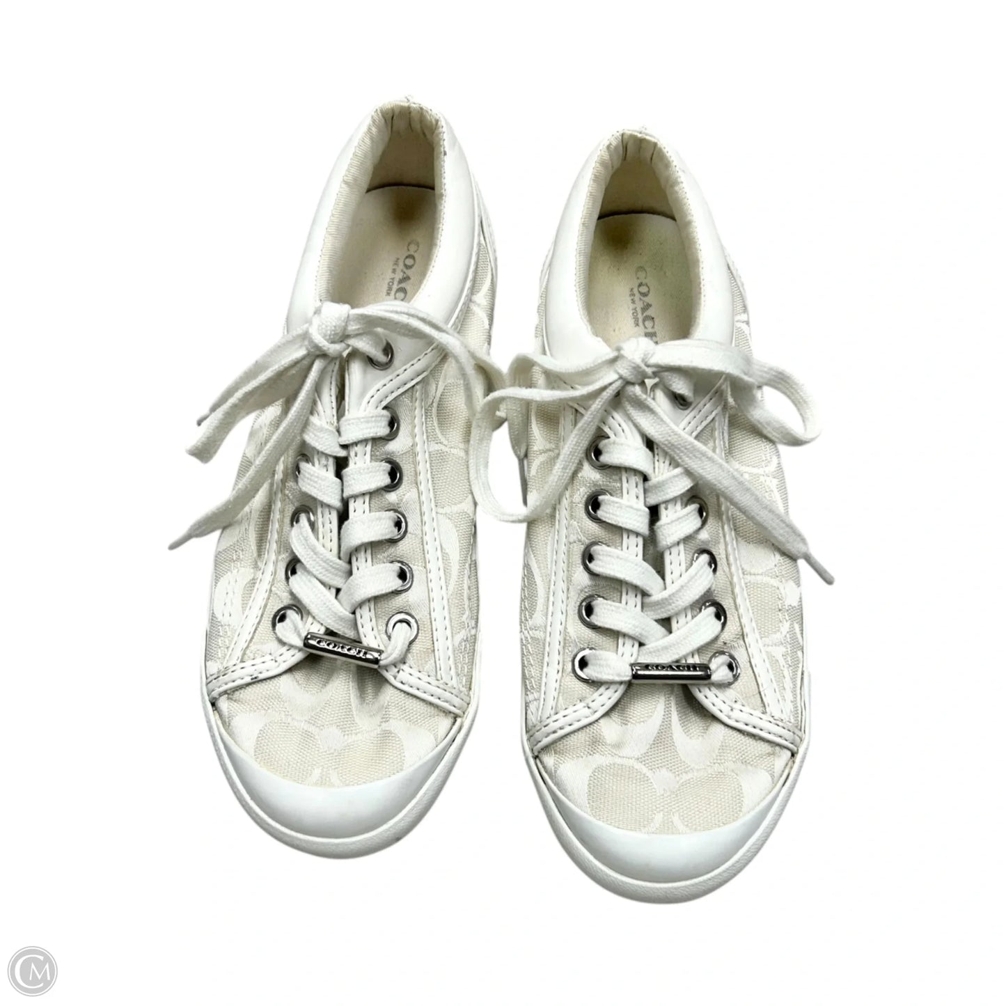 Shoes Designer By Coach In White, Size: 7