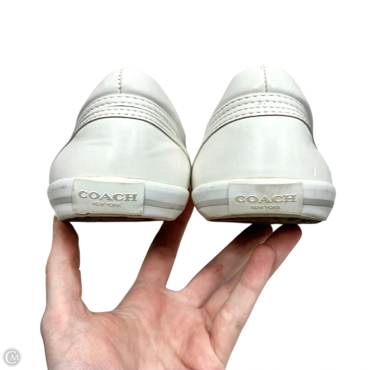 Shoes Designer By Coach In White, Size: 7