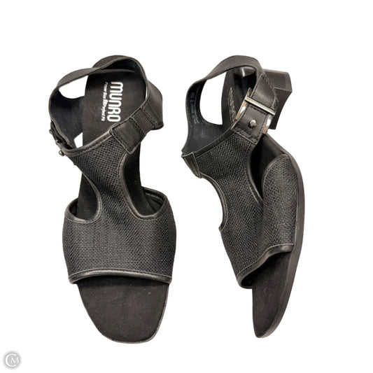 Sandals Heels Block By Munro In Black, Size: 9.5