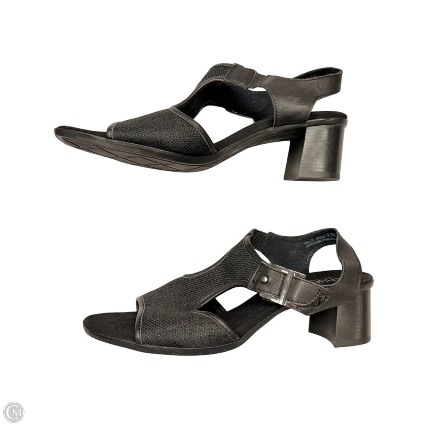 Sandals Heels Block By Munro In Black, Size: 9.5