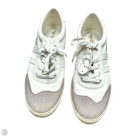 Shoes Athletic By Gola In Cream, Size: 10