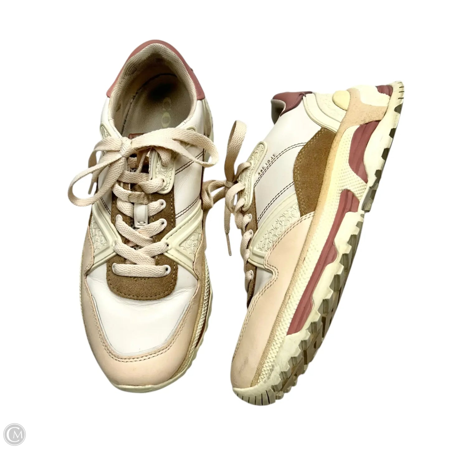 Shoes Designer By Coach In Tan, Size: 8.5
