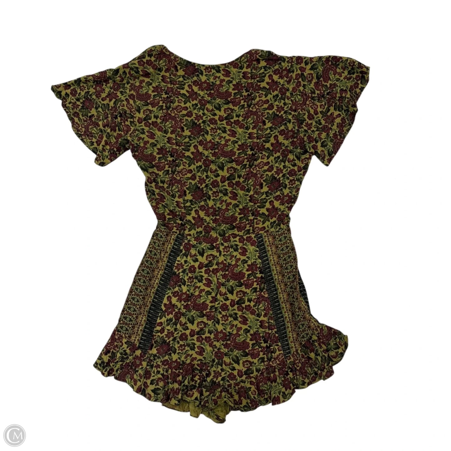 Romper By Free People In Floral Print, Size: S