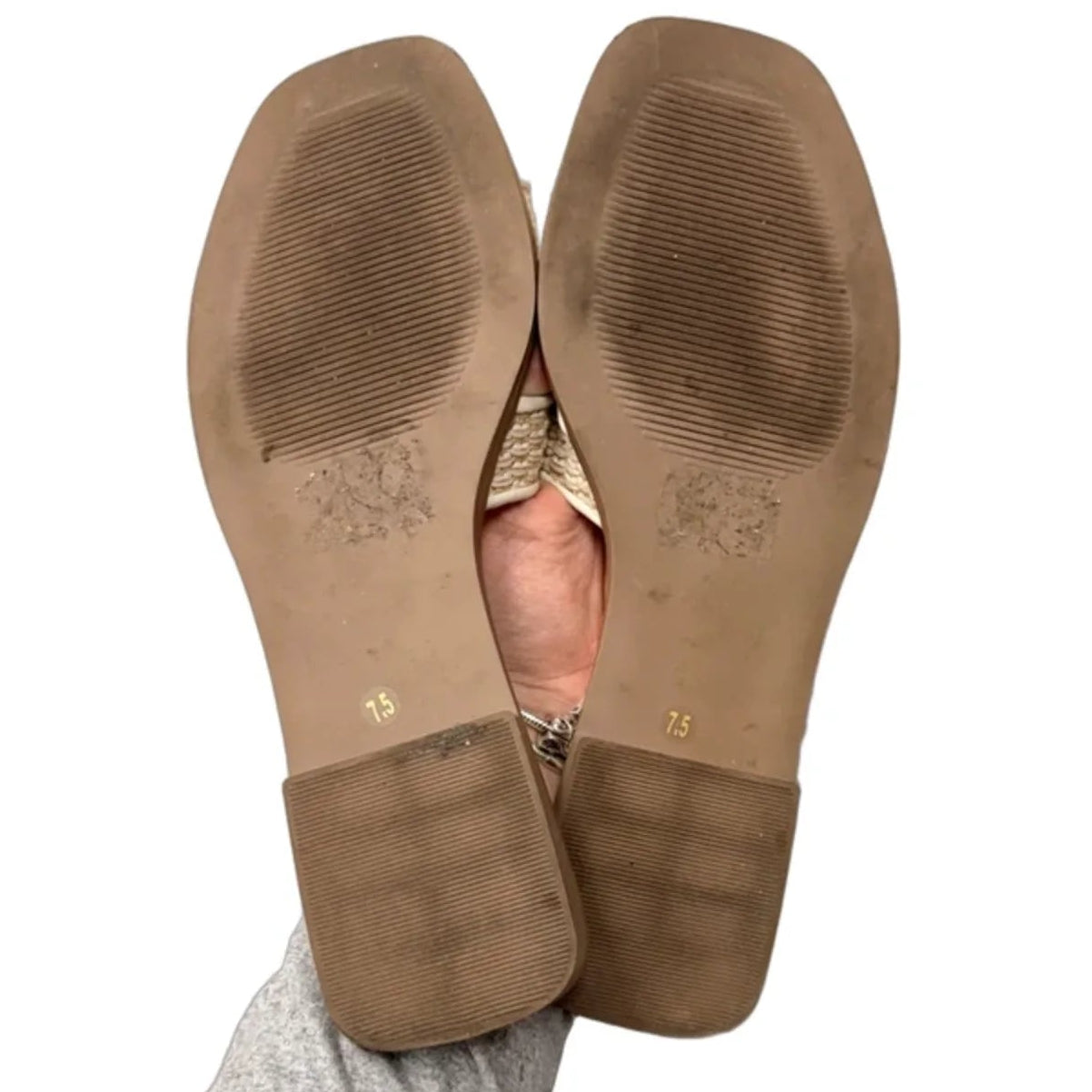 Sandals Flats By Steven In White, Size: 7.5