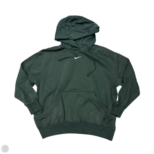 Sweatshirt Hoodie By Nike Apparel In Grey, Size: L
