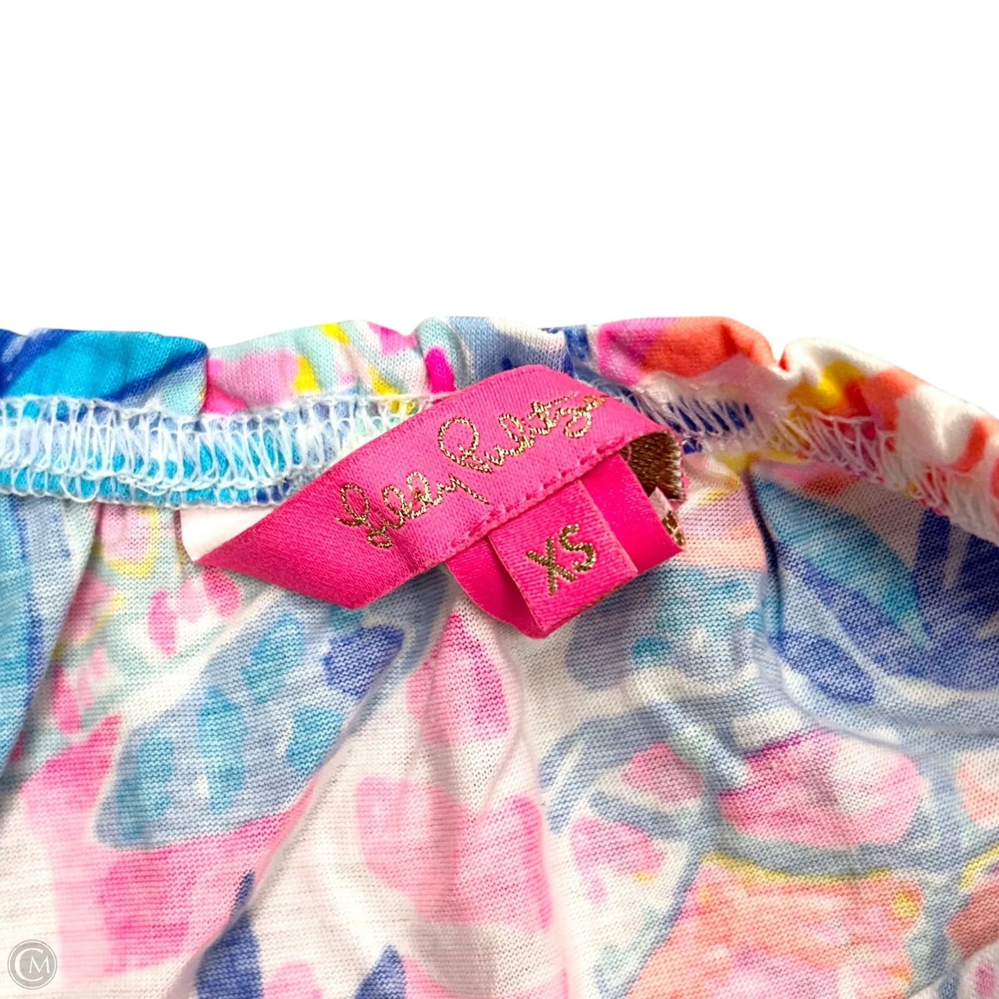 Top Sleeveless Designer By Lilly Pulitzer In Blue & Pink, Size: Xs