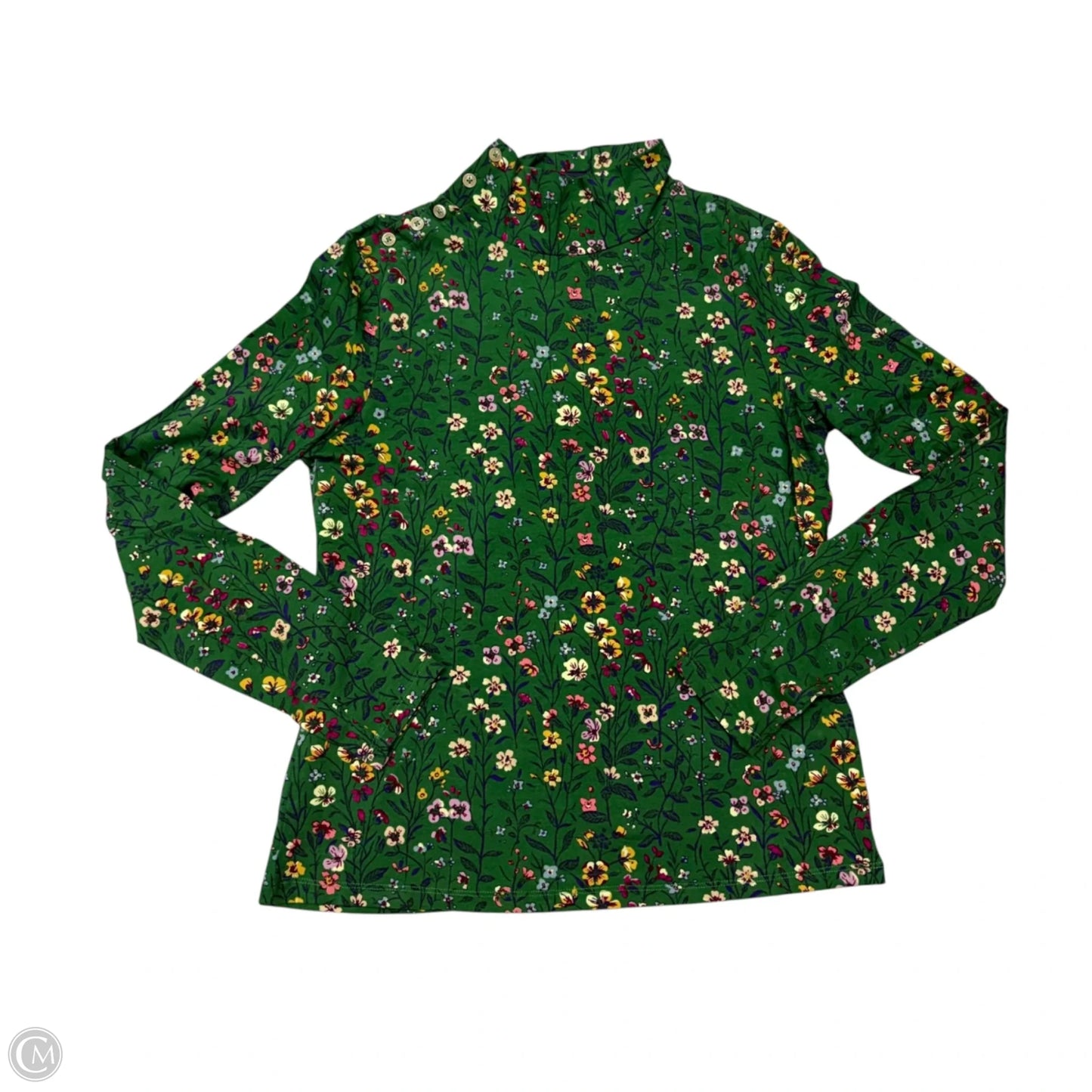 Top Long Sleeve By Maeve In Floral Print, Size: M