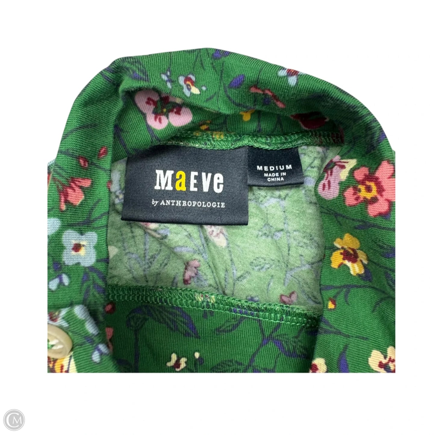 Top Long Sleeve By Maeve In Floral Print, Size: M