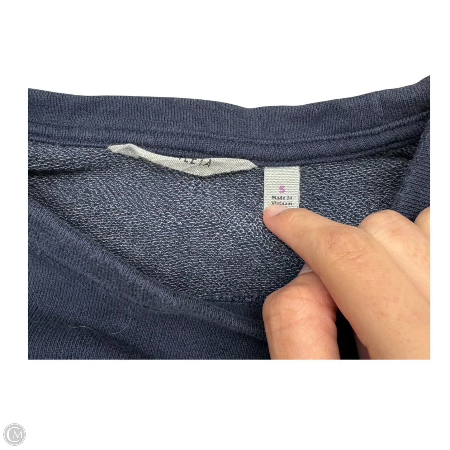 Sweatshirt Crewneck By Athleta In Navy, Size: S