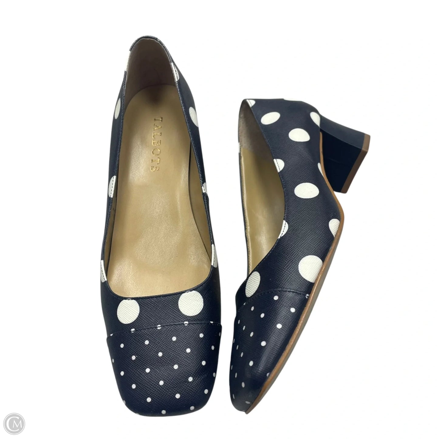 Shoes Heels Block By Talbots In Polkadot Pattern, Size: 7