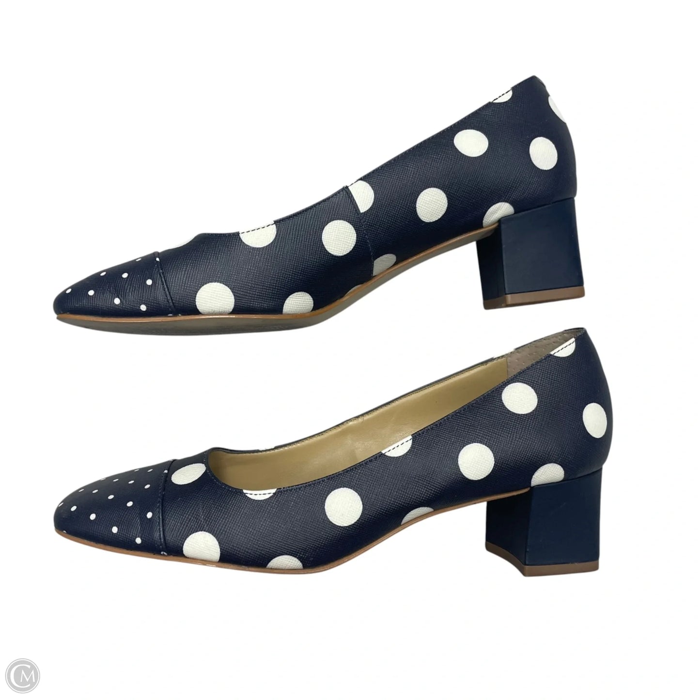 Shoes Heels Block By Talbots In Polkadot Pattern, Size: 7