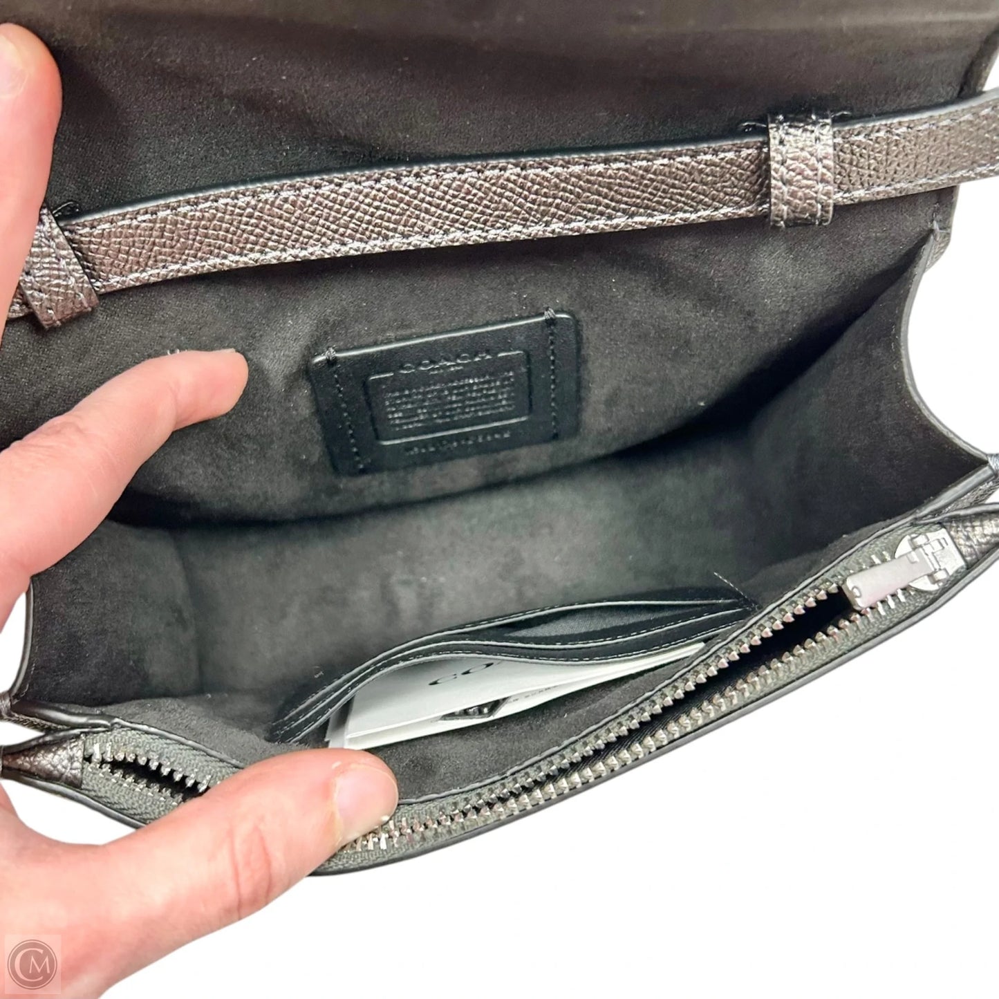 Crossbody Designer By Coach, Size: Small