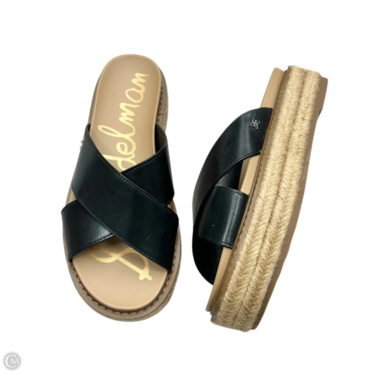 Sandals Heels Platform By Sam Edelman In Black, Size: 6.5