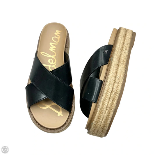 Sandals Heels Platform By Sam Edelman In Black, Size: 6.5