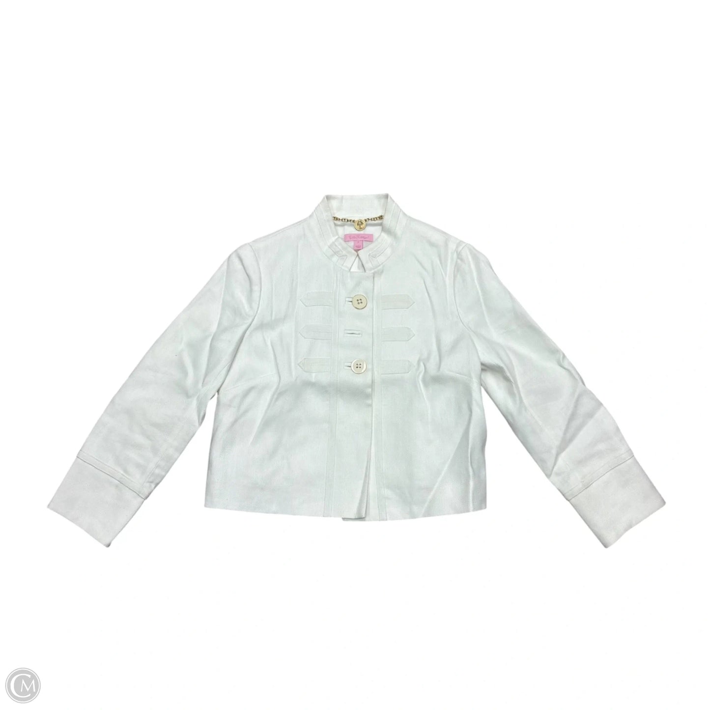 Blazer Designer By Lilly Pulitzer In Cream, Size: Xs