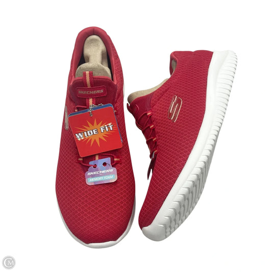 Shoes Athletic By Skechers In Red, Size: 11