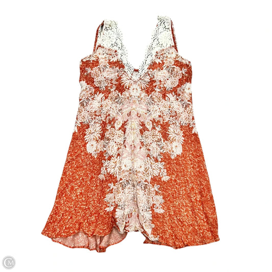 Dress Casual Short By Free People In Floral Print, Size: Xs