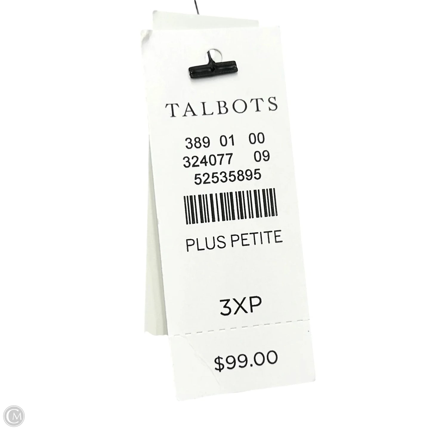 Jacket Denim By Talbots In Blue Denim, Size: 3Xp