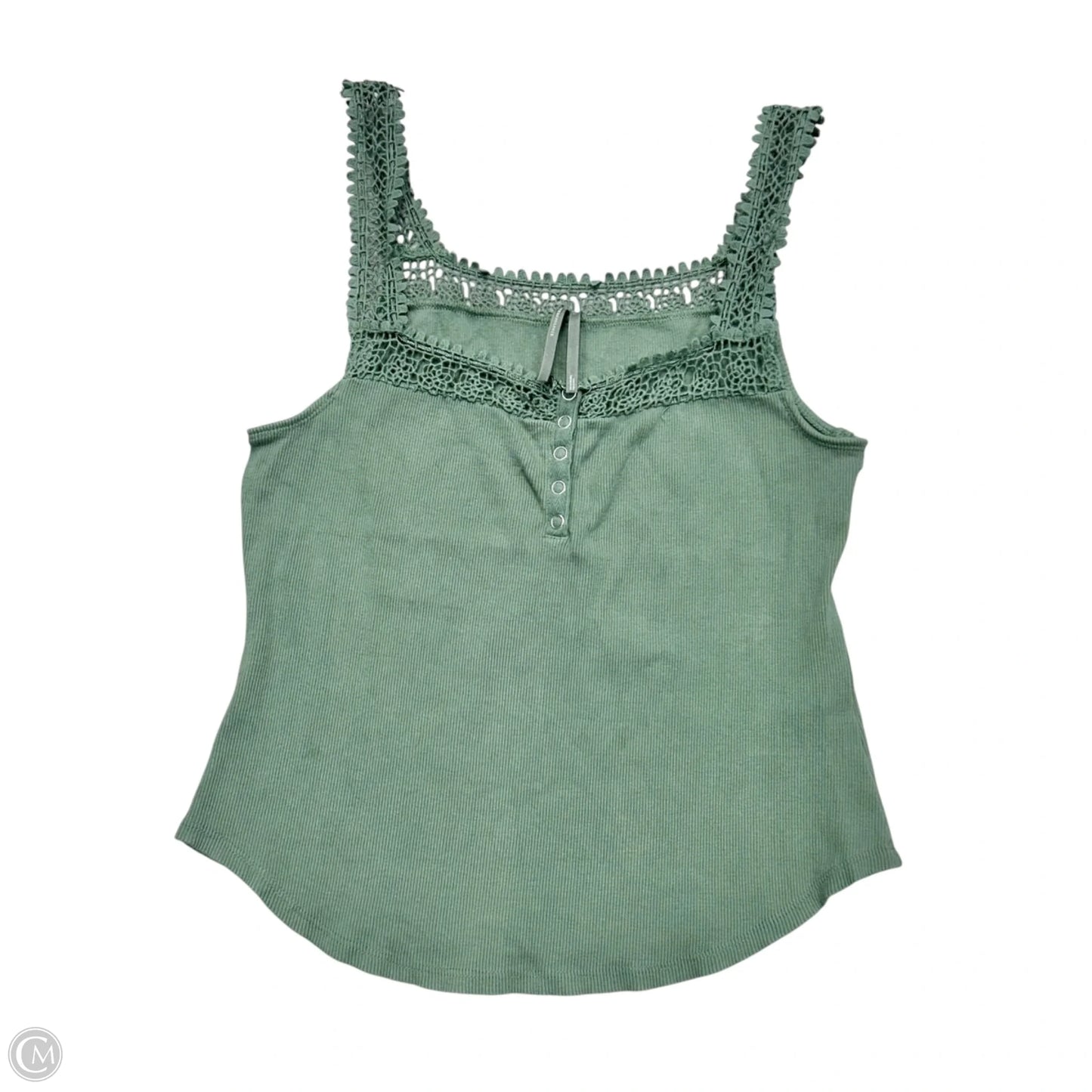 Tank Top By Anthropologie In Green, Size: L