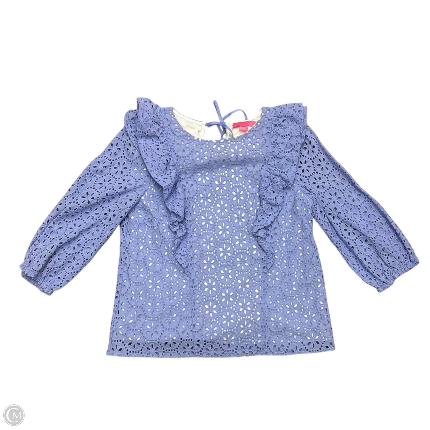 Top Long Sleeve Designer By Lilly Pulitzer In Purple, Size: M