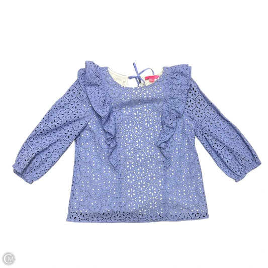 Top Long Sleeve Designer By Lilly Pulitzer In Purple, Size: M