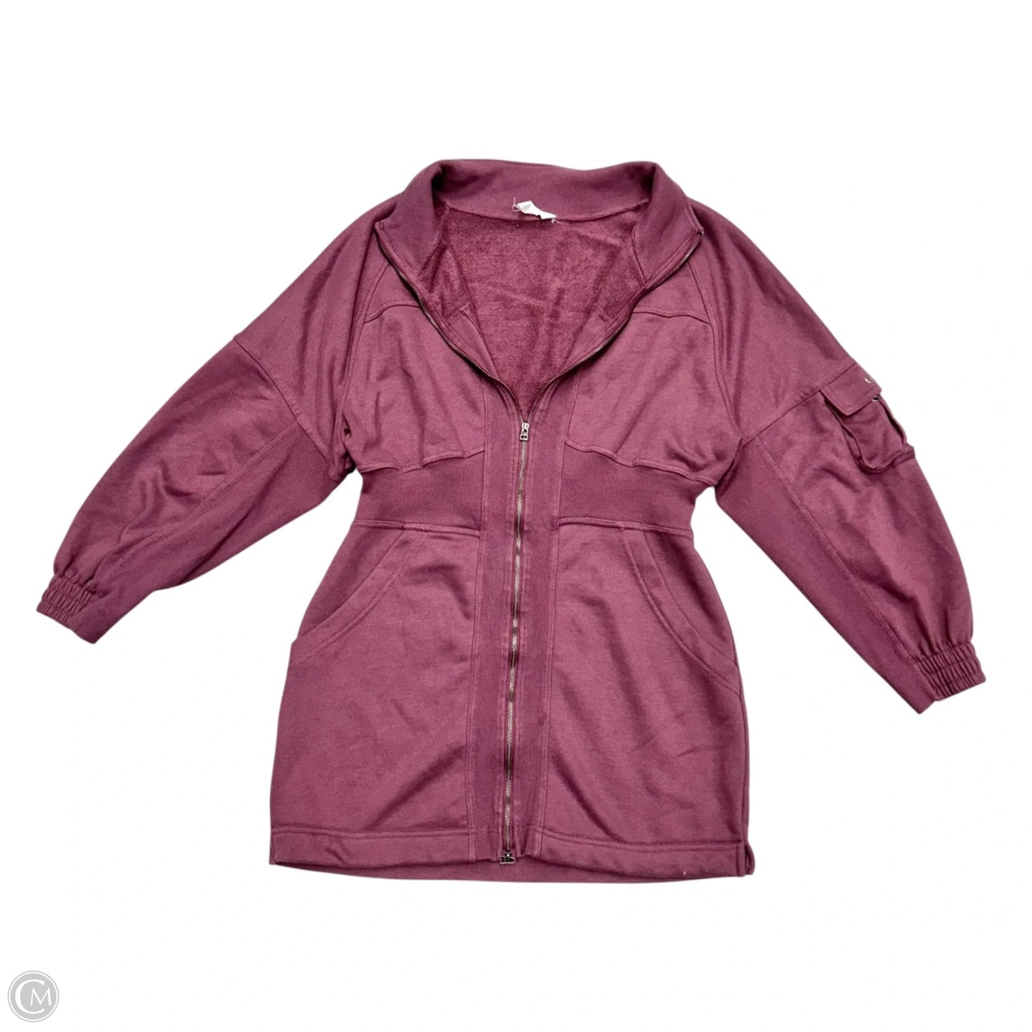 Sweatshirt Collar By Daily Practice By Anthropologie In Maroon, Size: L