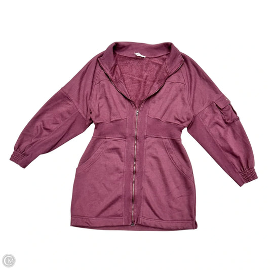 Sweatshirt Collar By Daily Practice By Anthropologie In Maroon, Size: L
