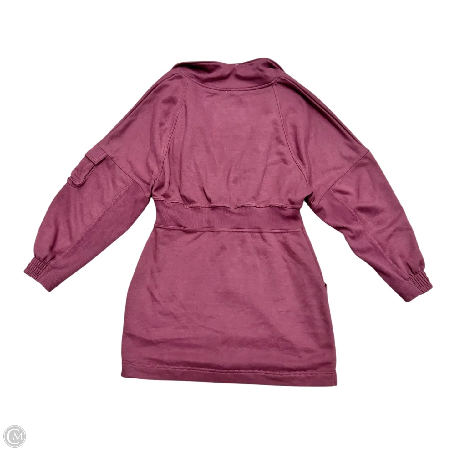 Sweatshirt Collar By Daily Practice By Anthropologie In Maroon, Size: L
