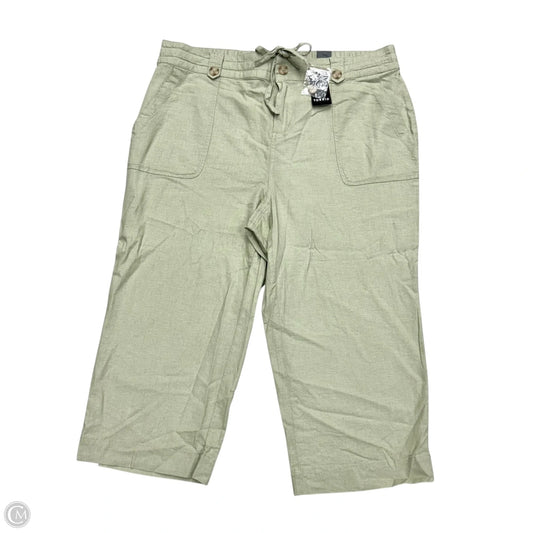 Pants Cropped By Torrid In Green, Size: 14