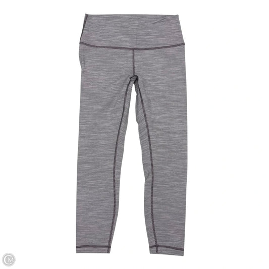 Athletic Leggings By Lululemon In Maroon, Size: M