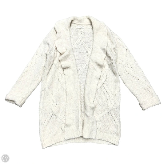 Sweater Cardigan By Anthropologie In Cream, Size: Xl