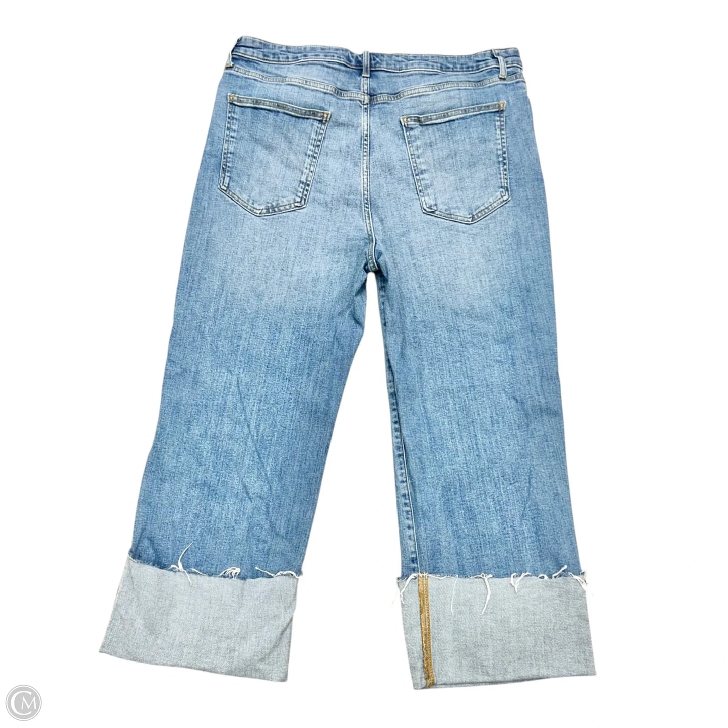 Jeans Straight By Pilcro In Blue Denim, Size: 18p