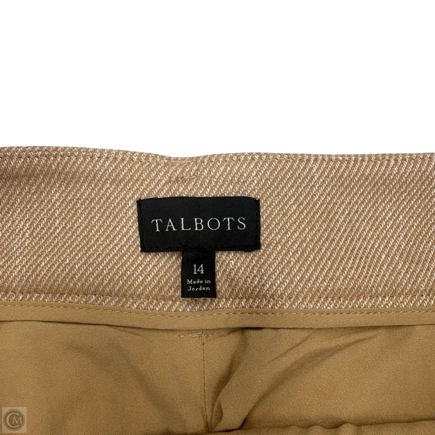 Pants Dress By Talbots In Tan, Size: 14