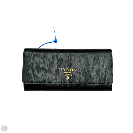 Wallet Luxury Designer By Prada, Size: Large