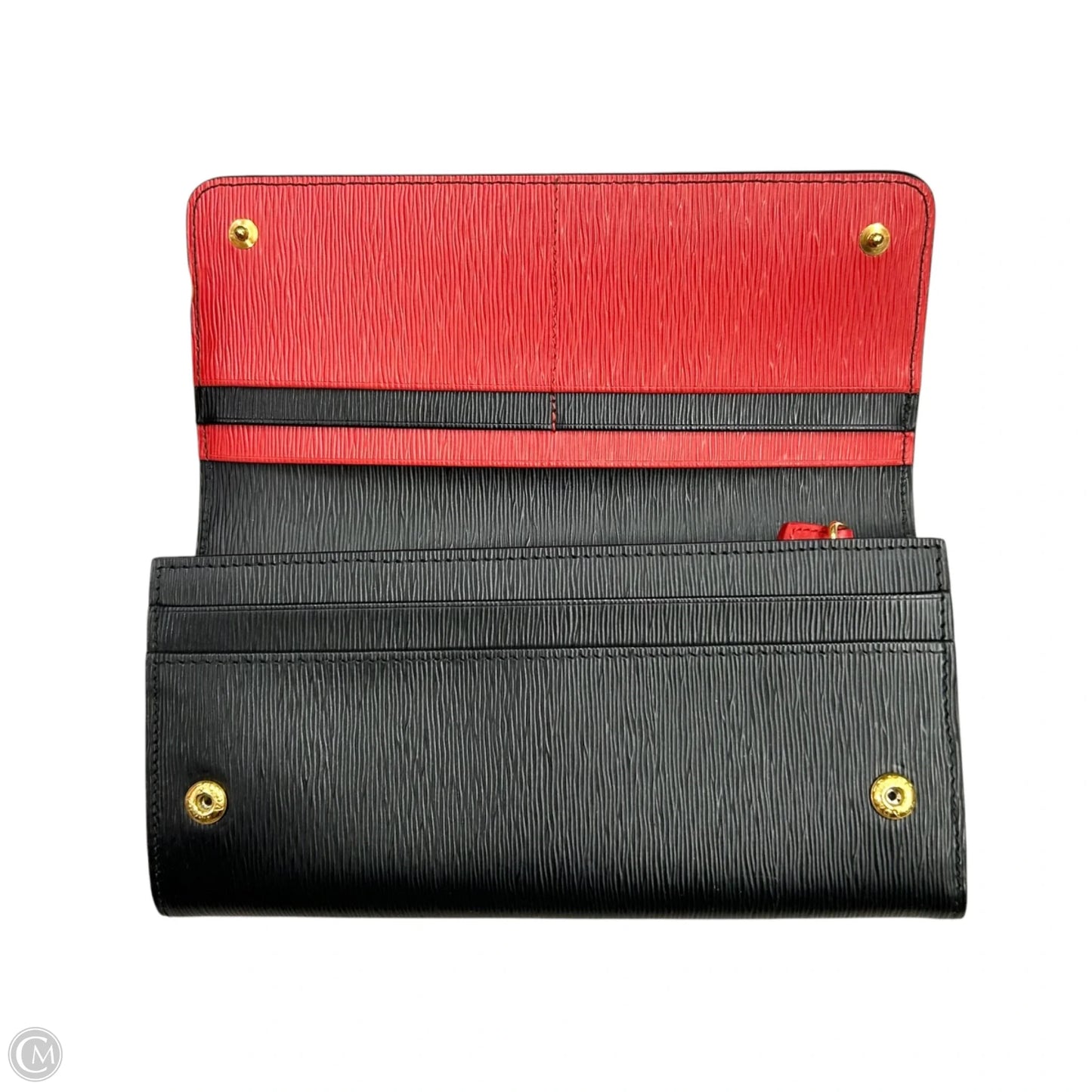 Wallet Luxury Designer By Prada, Size: Large
