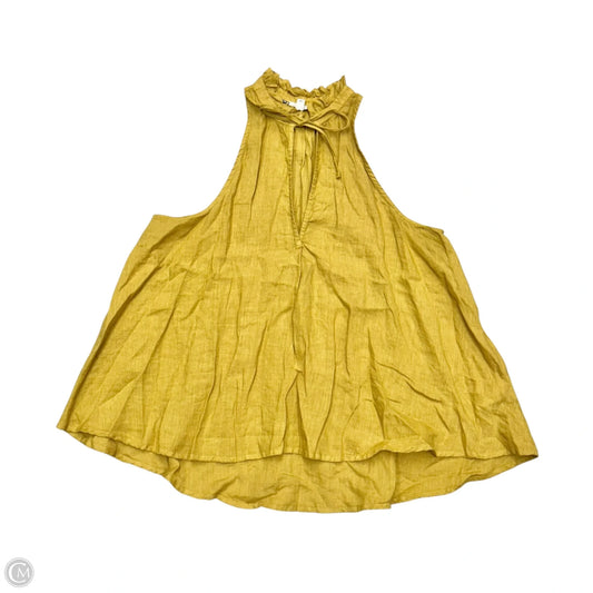 Top Sleeveless By Pilcro In Yellow, Size: L
