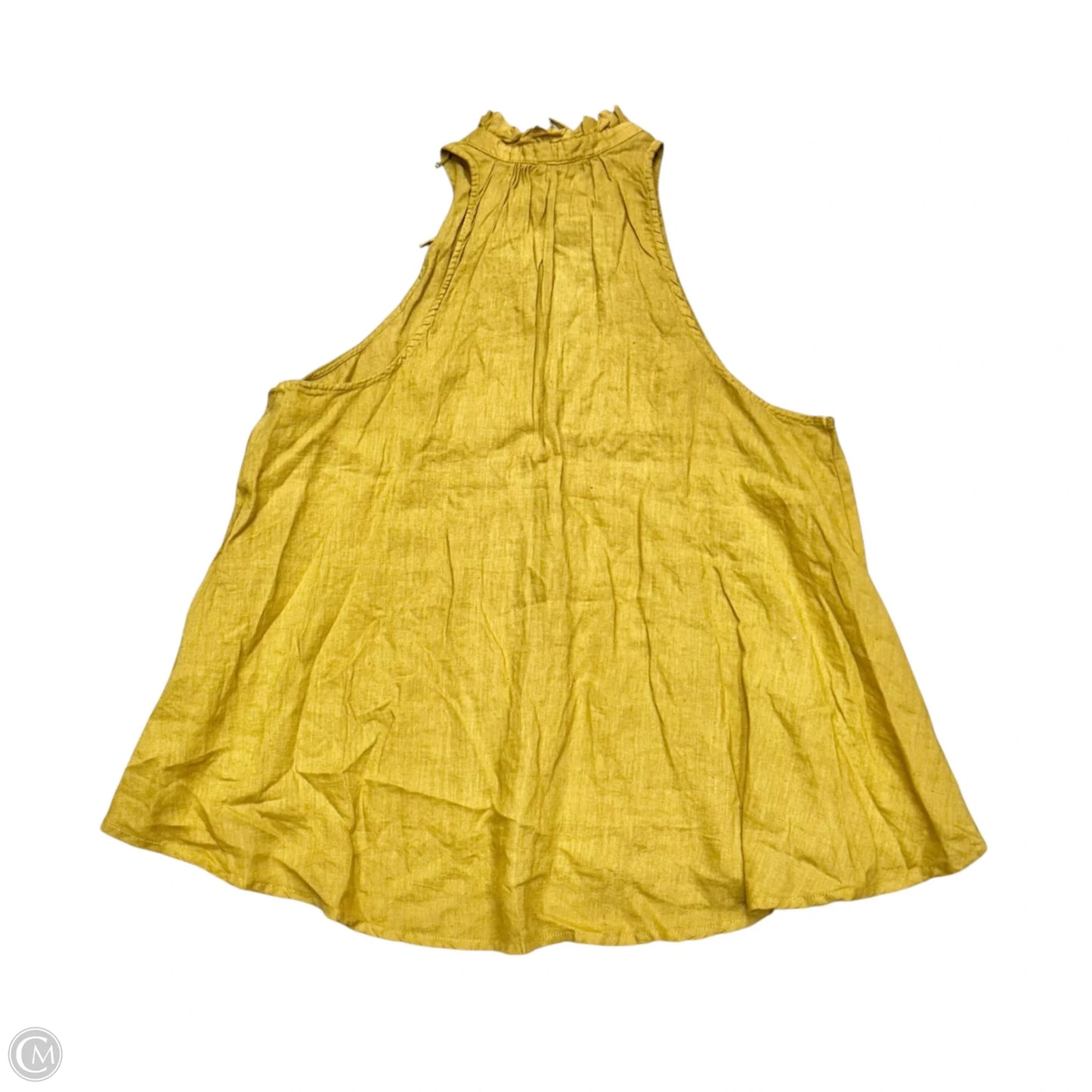 Top Sleeveless By Pilcro In Yellow, Size: L