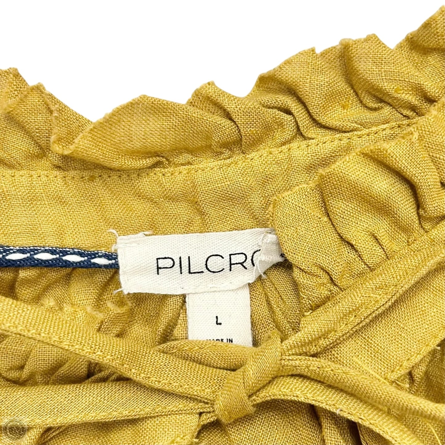 Top Sleeveless By Pilcro In Yellow, Size: L
