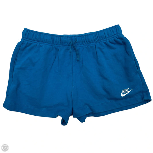 Athletic Shorts By Nike Apparel In Teal, Size: L