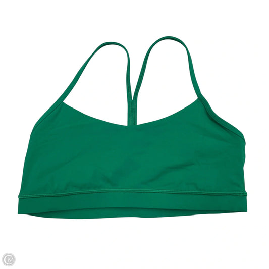 Athletic Bra By Lululemon In Green, Size: L
