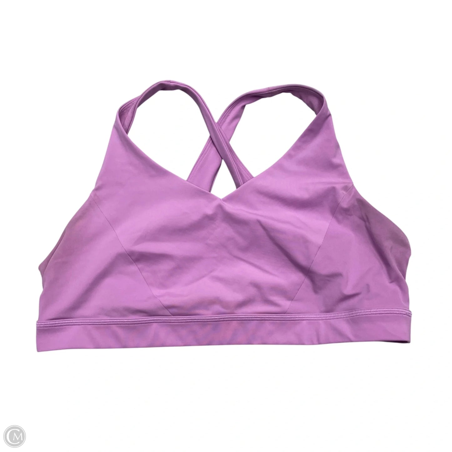 Athletic Bra By Lululemon In Purple, Size: L