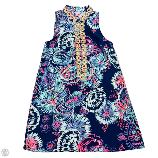 Dress Designer By Lilly Pulitzer In Blue & Pink, Size: M
