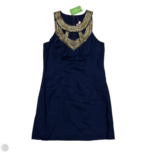 Dress Designer By Lilly Pulitzer In Navy, Size: M