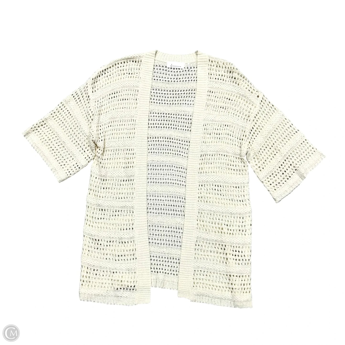 Sweater Cardigan By Anthropologie In Cream, Size: Osfm